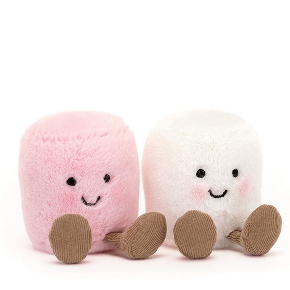 Jellycat Other - Jelly cat Amuseables Pink And White Marshmallows NWT